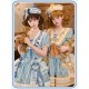Twin Bears Antique Navy Bear Low Waist OP and Set(2nd Pre-Order/3 Colours/Full Payment Without Shipping)